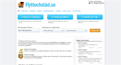 Desktop Screenshot of flyttochstad.se